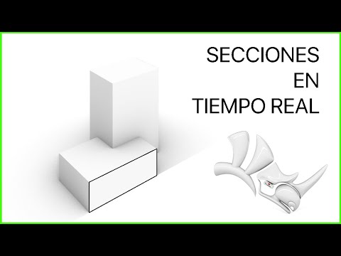 Secciones Virtuales en TIEMPO REAL en RHINOCEROS ✅#19
