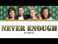 ONE DIRECTION - NEVER ENOUGH lyrics (Color Coded)