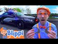 Blippi Explores A Police Car Learning Vehicles For Kids Fun And Educational Videos For Kids