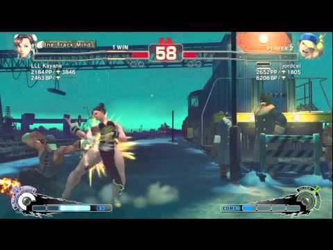 SSF4-AE: Kayane [Chun-Li] VS jordcel [Yun]