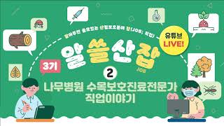 (알쓸산잡) 2부 나무병원 나무의사 직업이야기