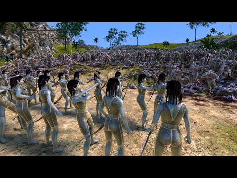 Elven Huntress VS. Orc Army - UEBS