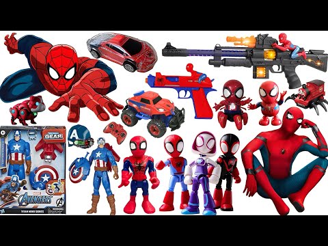 Marvel Toy Series Unboxing, Popular Spider-Man Toy Car, Marvel Popular Action Toy Gun