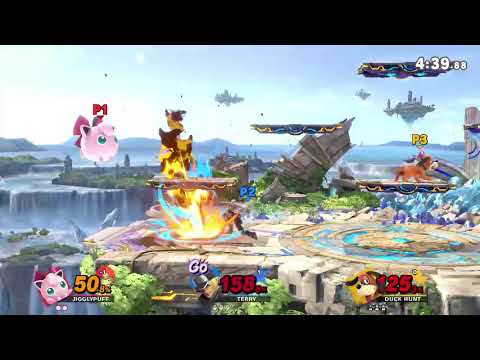 Super Smash Bros. Ultimate - 182 - Jigglypuff vs Terry vs Duck Hunt