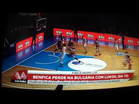 Basquetebol: Lukoil Academic 84 - 72 SL BENFICA