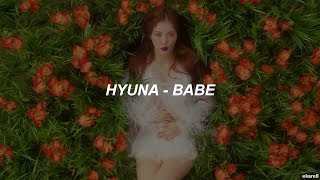HyunA - BABE // Sub. español