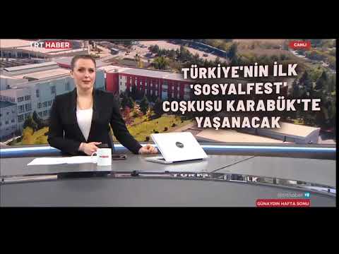 KBÜ Rektörü Prof Dr Fatih Kırışık’ın TRT HABER ’de yayımlanan Sosyalfest konulu röportajı