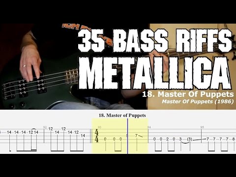 35 METALLICA BASS RIFFS + TABS