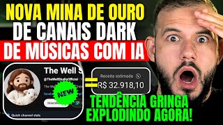 NOVA ONDA: É ASSIM QUE ESTOU CRIANDO MEUS CANAIS DARK MILIONÁRIOS DE MÚSICA COM IA SEM CONCORRENCIA