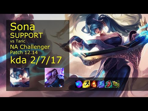 Rank 5 on NA server - Sona Support: Sona vs Taric