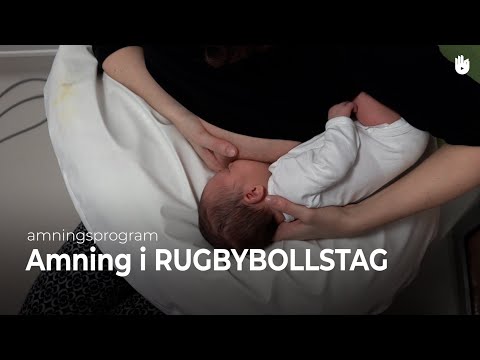 Amningsprogram - Amning i RUGBYBOLLSTAG