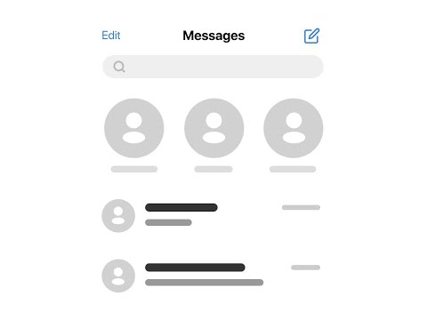 Messages App - RecreateCode - SwiftUI