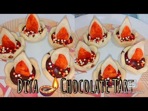 "Diya Chocolate Tart"||Chocolate Tart Recipe|Tart recipe|Special Diwali Recipe|