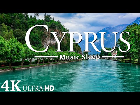FLYING OVER CYPRUS (4K UHD) - Relaxing Music Along With Beautiful Nature Videos - 4K Video HD