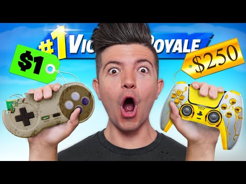 $1 VS $250 Controller in Fortnite!
