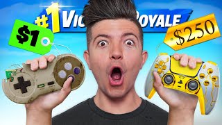 $1 VS $250 Controller in Fortnite!