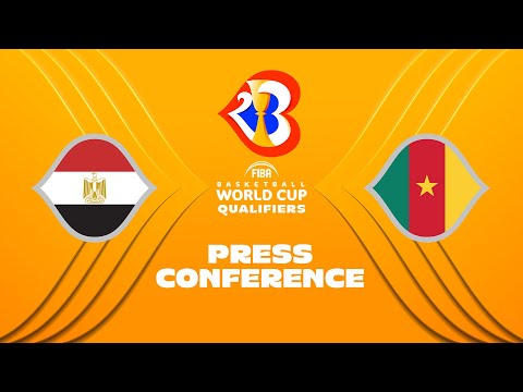 Egypt v Cameroon - Press Conference | FIBA Basketball World Cup 2023 African Qualifiers