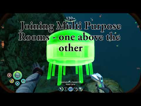 How to stack Multi Purpose rooms in Subnautica and Subnautica Below Zero
