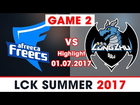 AFS vs LZ Highlights Game 2 [01.07.2017][LCK Mùa hè 2017] Afreeca Freecs vs Longzhu
