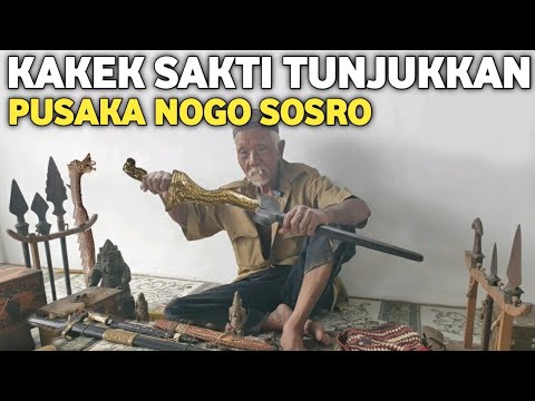 Goosebumps!! Mbah Jo was clearly caught showing off the heirloom Keris Nogo Sosro.