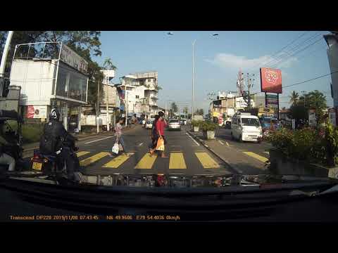 Biker runs the Red light