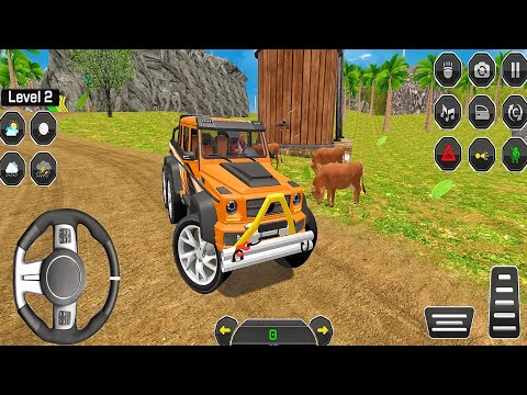 4x4 Offroad Jeep Driving Simulator Driver Game - SUV New 4x4 Jeep Offroad Game 2026 Android Gameplay