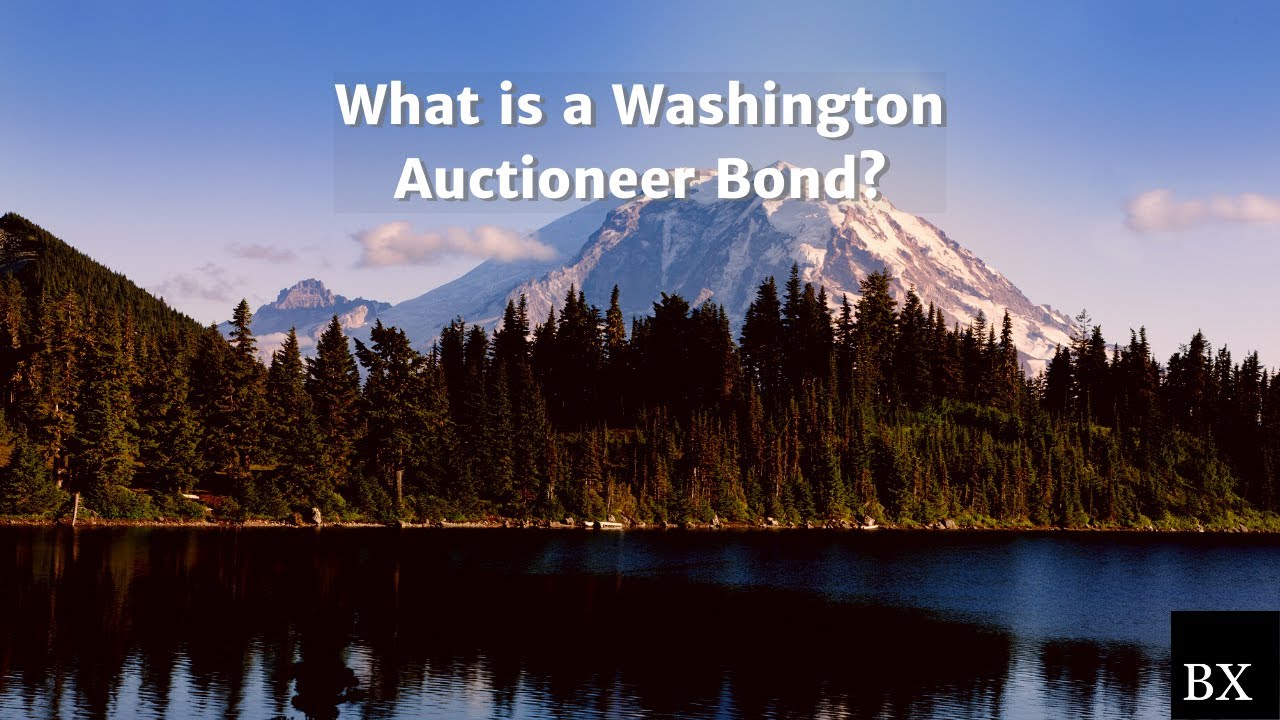 What is a Washington Auctioneer Bond?