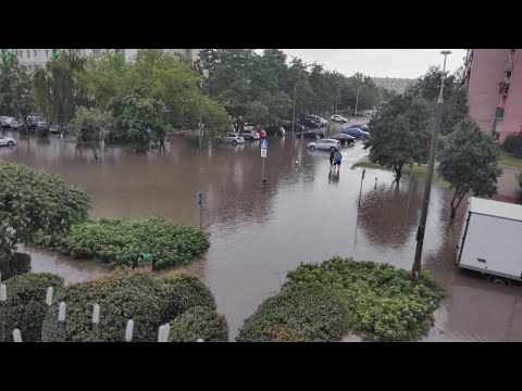 Ulewa podtopiła Suwałki