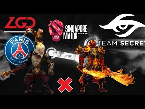 SECRET vs PSG.LGD - EPIC  GAME - ONE Esports SINGAPORE MAJOR DOTA 2
