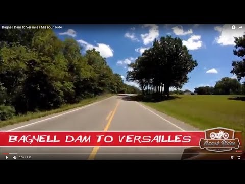 Bagnell Dam to Versailles - Missouri Motorcycle Ride