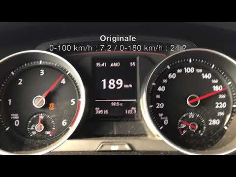 Rimappatura Volkswagen Golf7 GTD - 184cv By TopTuning Treviso