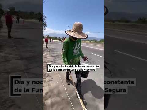 🛣️ Lara Bella y Segura realiza trabajos de demarcación vial en Morán