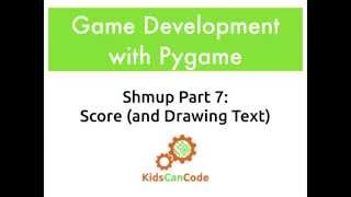 Pygame Shmup Part 7: Score (and Drawing Text)