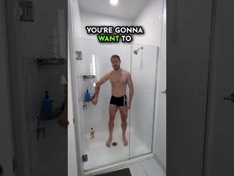 This is how you take a cold shower…