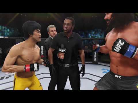Bruce Lee vs. Hercules (EA Sports UFC 3) - CPU vs. CPU - Crazy UFC 👊🤪