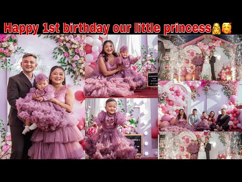 Princess Turns ONE 👶🎉 | First Birthday Celebration & So Much Love from YouTube Family 🥹