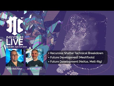 INSYDIUM LIVE! - April 2023 - X-Particles, NeXus & MeshTools
