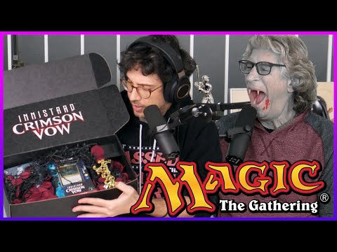 Unboxing Magic: The Gathering with my Dad (Crimson Vow Edition)