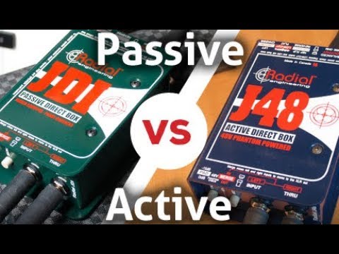 How to Choose a DI: Active vs. Passive