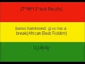 beres hammond- give me a break(African Beat Riddim) - Andrew Gough beres hammond- give me a break(African Beat Riddim)