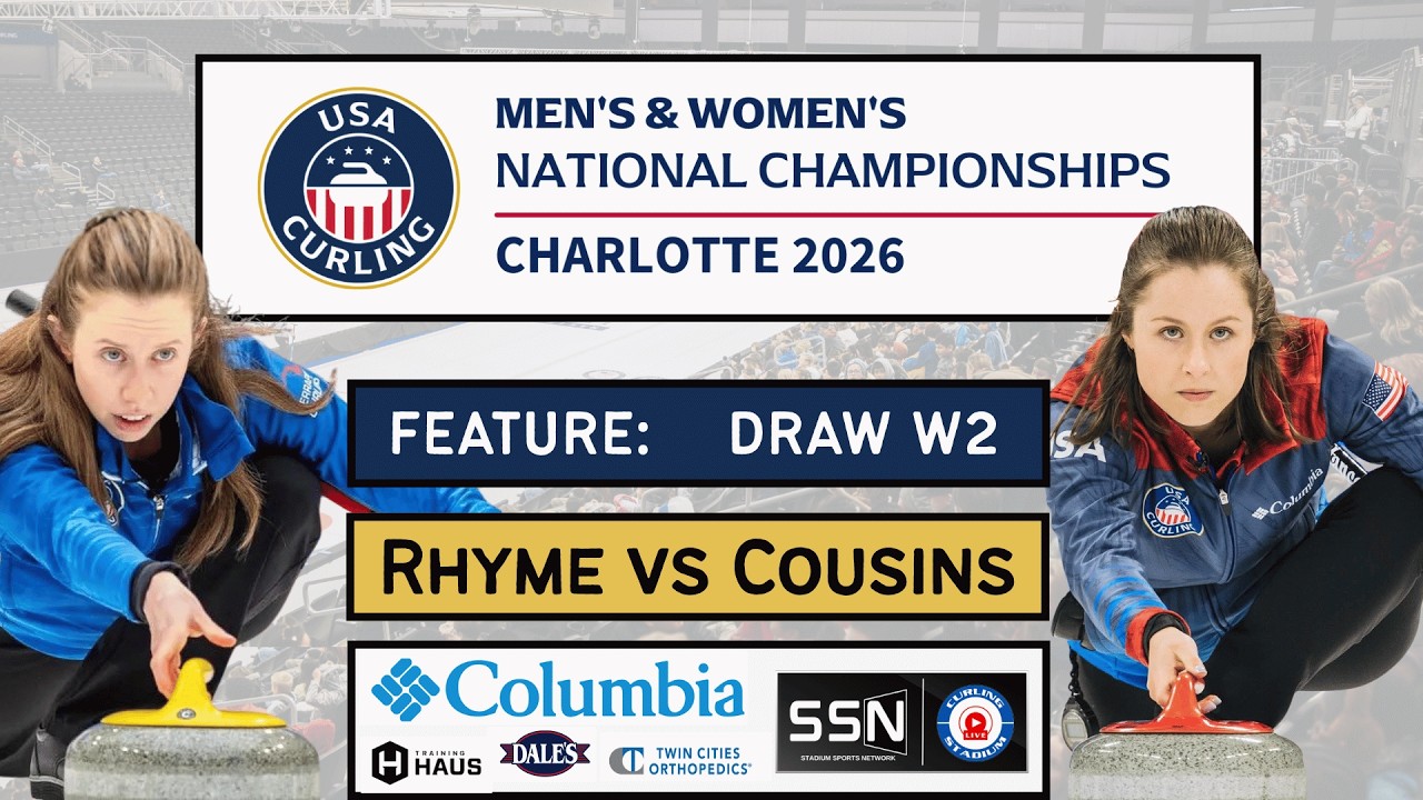 FEATURE: Elizabeth Cousins vs. Kim Rhyme - Draw W2 - USA Curling National Championships [C]