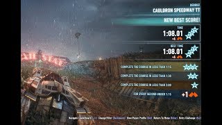 Batman: Arkham Knight - Batmobile & Cauldron Speedway TT: 1:08.01 +6 points [3 stars]