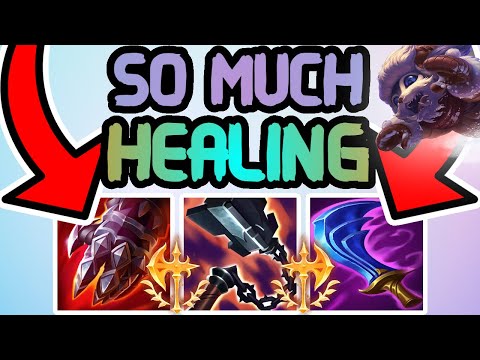 CONQUEROR & GOREDRINKER ON GNAR IS NOT BALANCED!!! SO MUCH HEALING!!! Season 11 Gnar Gameplay!