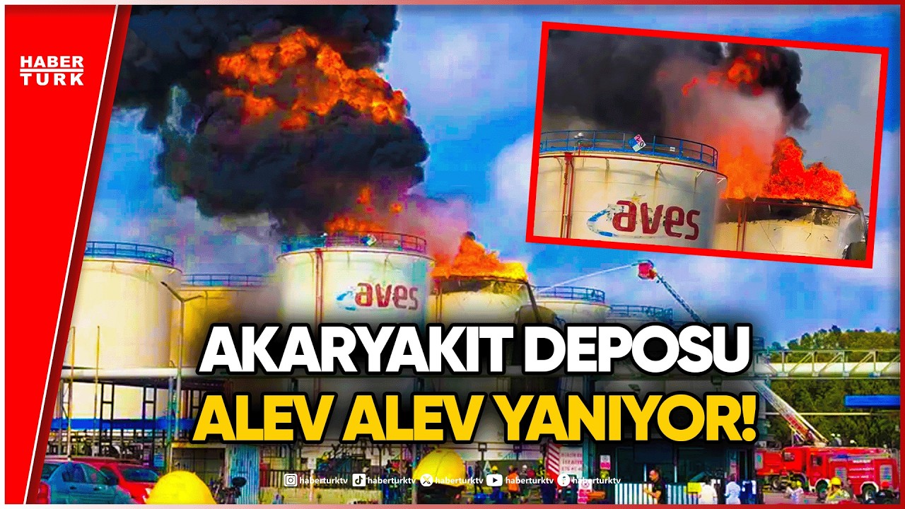 Mersin Alevlere Teslim! Biyodizel Fabrikası Yanıyor