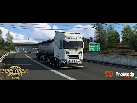 ETS2 1.42 I Truckers Vlog- Ep #39 I Scania R650  I Insbruck (A) - Zürich (CH) I PM 2.57