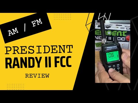Randy II FCC - First FCC Approved AM/FM Handheld CB Radio  Review