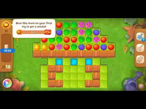 Gardenscapes Level 17.. Gameplay walkthrough