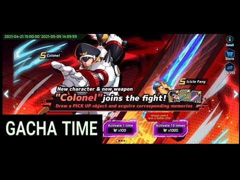 Gacha Summoning Capsule Pull - Colonel 5000 Element Metal「 Mega Man X Dive 」