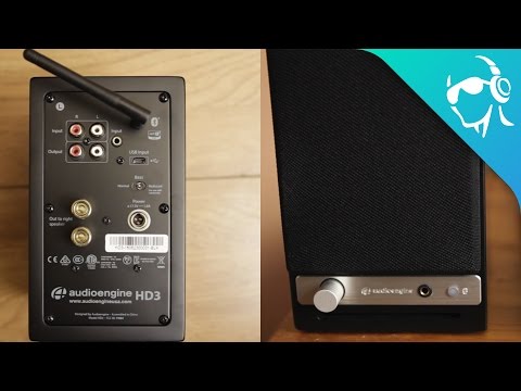 Audioengine HD3 BT 30 W kolonėlės, Riešutmedis video