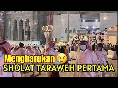 Mengharukan😢|| Sholat Taraweh Pertama Dengan Penjagaan Yang Sangat Ketat